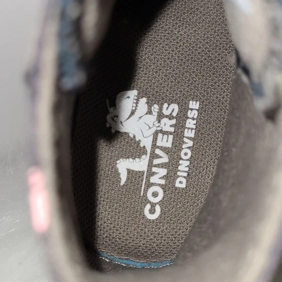 Converse Chuck Taylor AllStar Dinoverse Hi-Top Sneakers Infant Size 5M Pre-Loved - Picture 17 of 17